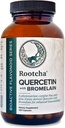 Quercetina com bromelaína - Fava d'anta bioativa Derived Quercetina com 2400 GDU/g Bromelaína 120 Cápsulas