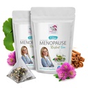 cohosh preto alívio da menopausa - MENOPAUSE TEA 28 dias, não gmo, 100% todas as ervas naturais, sem cafeína, cohosh preto, gingko, trevo vermelho, chip de canela, eleuthero, alcaçuz, menopausa - 2 sacos 28 dias