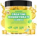 Creatina Mono-hidratado chicletes 5600mg para homens e mulheres, 120 CT Mastigado Creatina chicletes para apoio muscular, Energia Boost, 5.6g de Creatina Mono-hidratado por serviço - Açúcar livre, Vegan (Flavor de Leão)