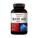 NatureBell Antárctico Krill Oil 1.000mg - 240 Softgels - Omega-3 Coração, comum & Imune Saúde Suporte* - Alta EPA DHA com Astaxantina - Não-GMO e Gluten-Free