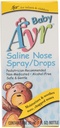 Baby Ayr Salin Nase Spray/Drops, Spray Garrafas 1 Fl Oz (Pacote de 1)