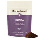 Cogumelos reais Chaga Mushroom Powder – Extrato de Chaga orgânico do corpo frutífero – para bem-estar diário e suporte energético – Vegan, Não-GMO, 60 Suplemento de cogumelos Servings