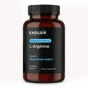 Endur L-Arginina Suplemento, ajuda a apoiar saudável fluxo de sangue e função cardíaca, desempenho do exercício e saúde imune, sem glúten, 350mg (60 comprimidos)