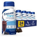 Assegure-se original escuro chocolate Nutrição Shake □ Pequeno Shake de substituição de refeições □ Pronto para beber □ 9g de proteína, 27 vitaminas e minerais