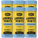 Viter Energia Menta Cafeinada 40mg Cafeína, B Vitaminas, Açúcar Livre. (Wintergreen, 20pcs, 6 Pack)