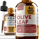 Rejuvica Saúde Ativo Folha de Olive 4oz XL Super Tamanho Tintura - Extrato Líquido de Folha de Olive avançada - Naturalmente Ocorrendo Oleuropein - Imune & Heart Support Drops