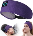 Auscultadores de sono Voerou Bluetooth Headband - Auscultadores de sono sem fio ajustável esportes com bateria atualizada, presentes técnicos para homens mulheres lado dorminhocos Office Nap, Viagens, Yoga, Exercício, Meditação