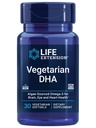 Extensão de vida Vegetariana DHA, Omega-3 de Algae para cognição, Humor e saúde ocular, Sem glúten, Não-GMO, Vegan, 30 softgels