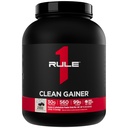 Regra 1 Gainer limpo - alta proteína Lean ganhar fórmula com 560 calorias, 30g de proteína de espectro completo, mais de 90g de carboidratos, abaixo de 6g de gordura (15 Servings, Cookies & Crème)