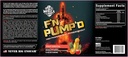 'Merica Labz F'N Pump'D Estimulante Livre, Óxido nítrico, Dose total, Bomba Pré-Trabalho Pó (20 Servões) (Cocktail Fruit)