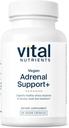 Nutrientes Vital Vegan Suporte Adrenal + Suplemento para apoiar Função Gland Adrenal e Resposta ao Estresse Saudável* .'Stress Leve*'Gluten, Dairy & Soy Free .'60 Cápsulas