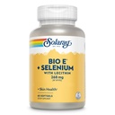 Bio Vitamina E 400 UI (268 mg) com Selênio 100 mcg e Lecitina - Suporte à tireóide, Antioxidante e Imune Suplemento de Suporte, Alta Absorção, Lab Verificado, Garantia de 60 dias, 30 Servões, 60 Softgels