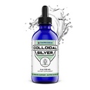 FWS Coloidal Silver, Liquid Silver Drops, 99,99% Pure Silver, 4 oz garrafa de vidro, 60 Servings (2 Mês de Fornecimento), 50 ppm, Concentrado para Servings Fácil e Convenient