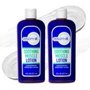 EPSOM-IT calmante Loção muscular - Epsom Sal Magnesium Sulfate Cream Arnica para rigidez muscular, Loção de magnésio tópico, proporcionando conforto para pernas, joelhos e pés, 8.0 onças, 2-Pack