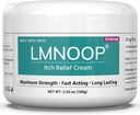 Anti Comichão Creme, Extra força Anti-Itch Pomada, Alivia Rascos e Coceira Causado por mordidas de insetos, queimaduras solares, pêlo de animal de estimação, poeira contato alergias, e Hera venenosa, carvalho venenoso e veneno Sumac 3.53OZ