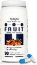 Suplemento de frutas – Cápsulas inteiras de mistura de frutas baseadas em alimentos – Apoio natural antioxidante – Rico em vitaminas essenciais – Não-GMO, sem glúten – 90 Cápsulas