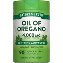 Nature's Truth Orégano Oil Softgels - 90 comprimidos - Contém Carvacrol - Não-GMO e Suplemento sem glúten