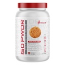 Proteína de Whey Nutrition Metabólica Isolate ISO PWDR Bolacha de manteiga de amendoim, 1,54lb, 23 Servos, 26g de proteína, Digestão rápida, carboidratos zero, sabor delicioso, muito baixo carboidratos e gordura, lactose zero