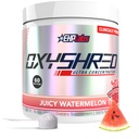 EHP Labs OxyShred pré-treino em pó - Pré-treino em pó com L Glutamina e Acetil L Carnitina, Energia Boost Bebida - Melancia Juicy, 60 Servings