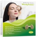 WoodyConhece 3 filtros nasais de tela alergênica com 12 pares de filtros de substituição, modelo 2024, sazonal e poeira Ajuda de alergias (Grande, 3 filtros + 12 substituições)