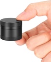 Pequena caixa de pílulas diária - Caixa de pílulas de metal impermeável portátil para bolso ou bolsa liga de alumínio Round Travel Pill Container Medicina Vitamina Organizador Presente Único