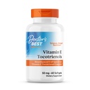 Doctor's Best Vitamina E Tocotrienols contém TocoGaia ULTRATM bioenhanced complexo completo espectro vitamina E, 60 Contagem