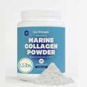 Princípio Zen Peptídeos de Colágeno Marinho Pó 1,5 lb. Peixe capturado selvagem, Não-GMO. Suporta pele saudável, cabelo, articulações e ossos. Proteína Hidrolisada Tipo 1 & 3. Aminoácidos. Sem sabor, fácil de misturar.