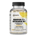 Nutrição entediada Vegan Omega 3 e vitamina D3 Suplemento 90Ct
