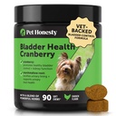 Saúde da bexiga Cranberry Supplement for Dogs – Suporte renal para cães, Cranberry & D-Mannose para a saúde do trato urinário do cão, urina do cão e suporte de bexiga (frango)