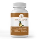 Ingredientes originais puros Bromelain, (100 cápsulas) sempre puro, sem aditivos ou enchimentos, laboratório verificado