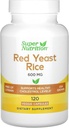 SuperNutrition Red Yeast Rice, 600 mg, 120 Cápsulas Veggie