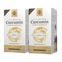Solgar Full Spectrum Curcumin - 90 LiCaps, Pacote de 2 - Absorção Superior - Cérebro, Conjunção e Saúde Imune - Não-GMO, Vegan, Glúten Livre, Leite Livre - 180 Total Servings