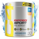 C4 Ripped Sport Pré-treino Pó Cone de Neve Ártico - NSF Certificado para Esporte + Açúcar suplemento de energia pré-treino gratuito para homens e mulheres - 135mg Cafeína + perda de peso - 30 Servings