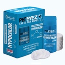 PetEyez Veterinária Formulado Solução removedor de manchas para cães e gatos - Limpador de desodorização hipoalergênico para remover sujeira, descarga e crosta de orelhas, olhos, patas e bunda - 100 Wipes