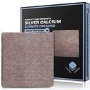EVERLIT AG Silver Alginate Alginate Wound Dressing - Absorvente Não Estéril Dressing Pad - Gaze suave com fibra gelling natural para cuidados com feridas