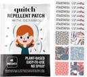 Quitch Natural Mosquito Repelente Stickers para Crianças e Adultos Geraniol Bug Patch