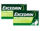 Excedrina - 24 Caplets, Embalagem de 2