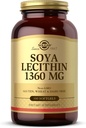 Solgar SOYA Lecithin 1360 mg - 100 Softgels - Fonte de Colina - Gluten & Dairy Free - 100 Servings