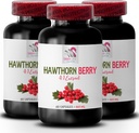 extrato de baga hawthorn - BERRIES EXTRATO HAWTHORN - cápsulas de bagas hawthorn, cuidado com a pele hawthorn, bagas hawthorn para a pele, suplementos energéticos para as mulheres, antioxidantes de suporte imunológico 3 Bot 180 Cápsulas