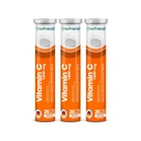Nutrizul Vitamina C 1000mg Comprimidos efervescentes, VIT C Suplemento para ajudar a manter a função imunitária, sem glúten, livre de lactose, sem açúcar, sem conservativo, sabor laranja, 20 contagem, pacote de 3