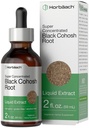 Horbäach Black Cohosh Root Tintura , 2 fl oz , Extrato Líquido , Drops de ervas sem álcool , Vegetariano , Não-GMO, Suplemento sem glúten