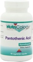 Nutricologia Ácido Pantotênico - Vitamina B5 para homens e mulheres, cálcio, 500mg Suplemento, Pure, Orgânico, Cápsulas Vegetarianas - 90 Contagem
