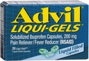Advil 200 mg Liqui-Gels 20 ea (embalagem de 12)