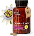 Plant Therapy Passion Flower Cápsulas Fabricado nos EUA Acalma nervos, Suporta o sono, Great Way to Wind Down Suplementos para Mulheres e Homens 120 Conde Cápsula Vegetariana