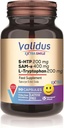 VALIDUS Sorriso Extra 5-HTTP 200 mg + L- triptofano 200 mg + Sam-e 400 mg 30 Cápsulas (Vcaps Plus)