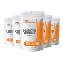 BulkSuplementos.com L-Carnitina Fumarate Pó - Suplemento de Carnitina, Pó de Carnitina, L-Carnitina 500mg - Sem glúten, 500mg por serviço, Sem glúten, 5kg (11 lbs) (Pacote de 5)