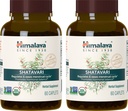 Himalaia Organic Shatavari para PMS, alívio do crânio menstrual, apoio à menopausa e saúde da mulher, 1.300 mg, 60 Caplets, 2 Mês de Fornecimento, 2 Pack