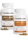 Leões Mane (120ct) e Cordyceps (120ct) Cápsulas Bundle - Suplemento de Cognição, Energia e Endurance