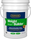 Farnam Weight Builder suplemento de suporte para cavalos, ajuda a manter o peso ideal e condição corporal, 22,5 lb., fornecimento de 90 dias