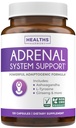 Suporte Adrenal e Gerente de Cortisol (Non-GMO) Saúde Adrenal poderosa com L-Tyrosine & Ashwagandha - Manter níveis de Cortisol equilibrado e alívio de estresse - Fadiga Suplemento - 120 Cápsulas
